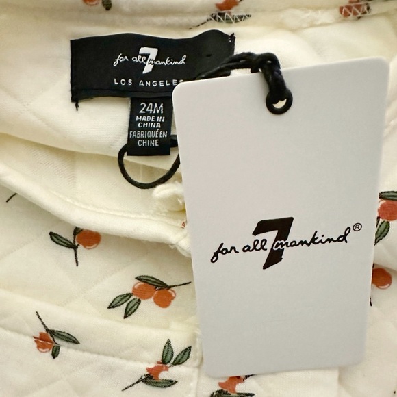 7 For All Mankind | Quilted Infant Two Piece Outfit (24 mos)🍊 - Picture 8 of 8